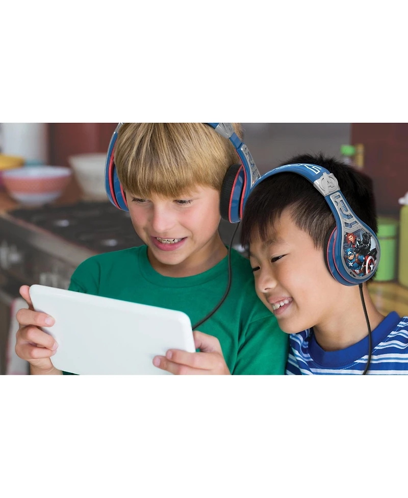 eKids Marvel Avengers Kids Wired Headphones