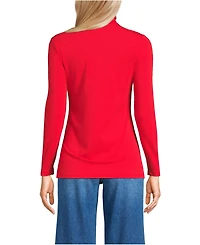 Lands' End Lightweight Jersey Long Sleeve Turtleneck