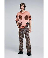 Desigual Men's Short-sleeve patchwork T-shirt