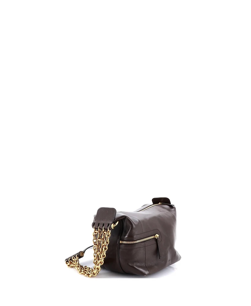 Pre-Owned Chloe Small Multi Chain Camera Bag Leather