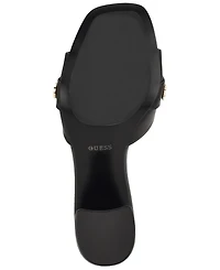 Guess Women's Gauri Charms Slip-On Block Heel Sandals