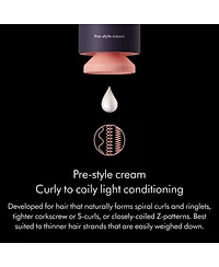 Dyson Chitosan Pre-style cream, Curly to Coily, Light Conditioning, 100ml