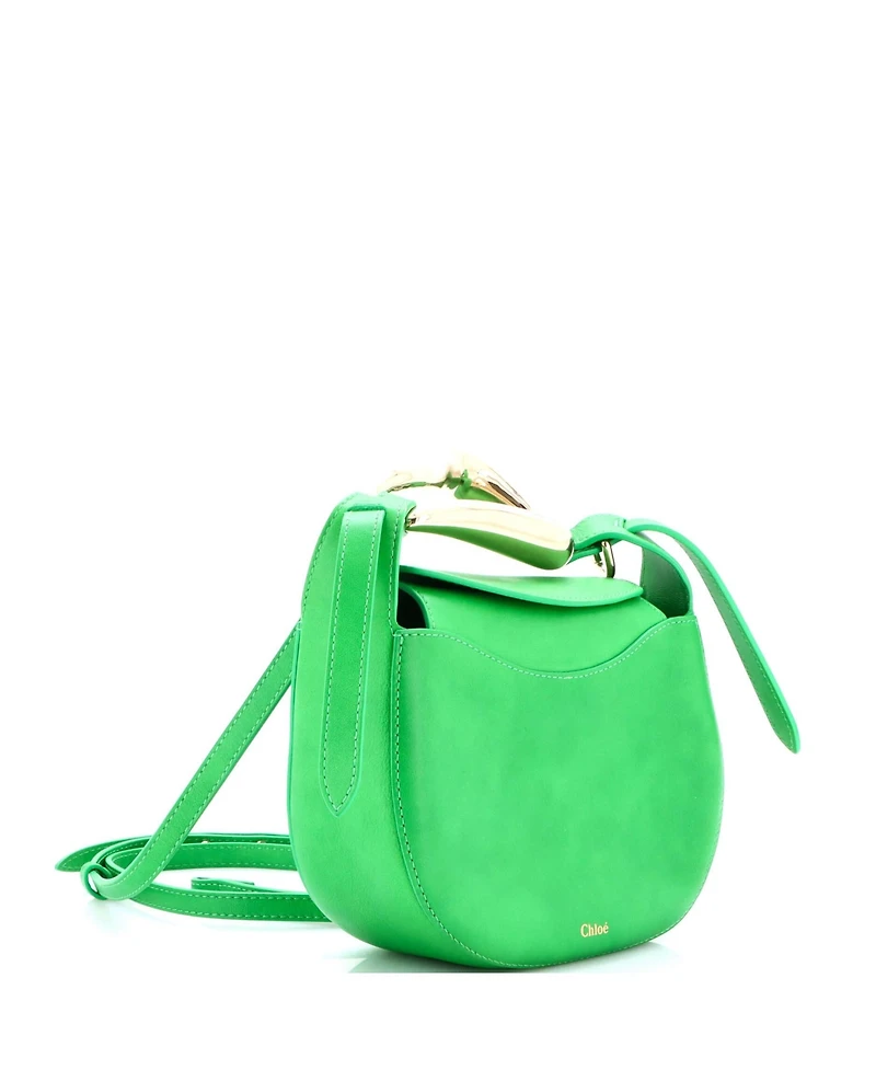 Pre-Owned Chloe Small Kiss Purse Bag Leather