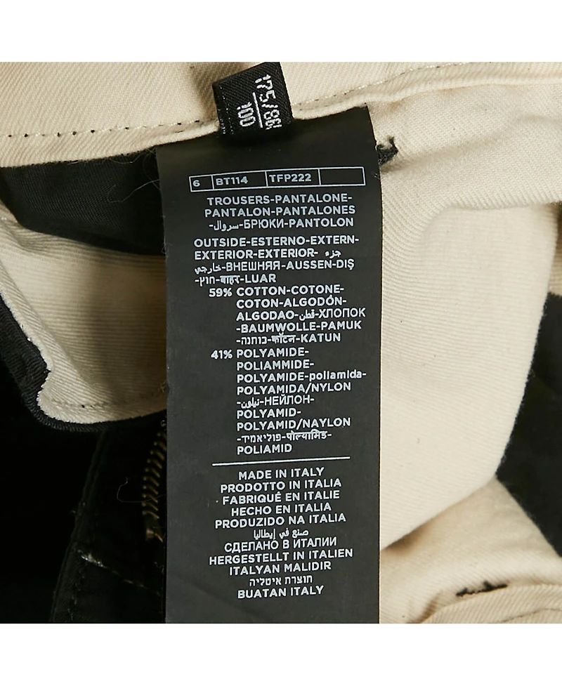 Pre-Owned Tom Ford Men's Black Cotton Blend Cargo Pants