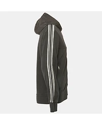 Pre-Owned Moncler Men's Black Jersey Zip-Up Hooded Jacket
