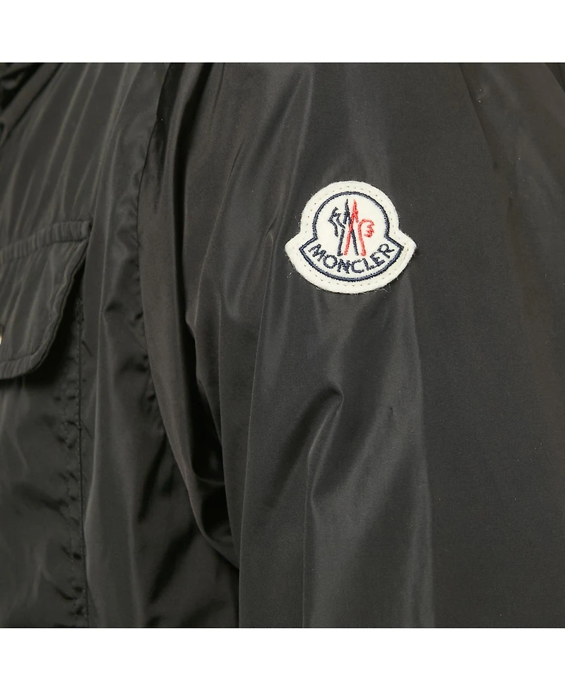 Pre-Owned Moncler Men's Black Nylon Hooded Zip-Up Jean-Claude Jacket