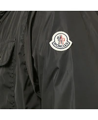 Pre-Owned Moncler Men's Black Nylon Hooded Zip-Up Jean-Claude Jacket