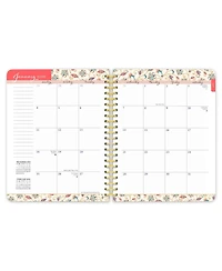 BrownTrout Tuscan Delight | 2026 6 x 7.75 Inch Weekly Desk Planner | Foil Stamped Cover