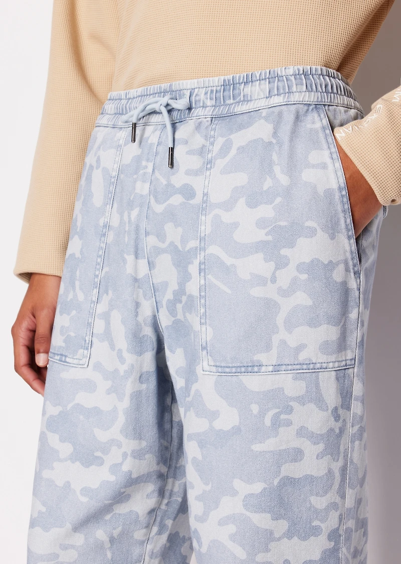 A|X Armani Exchange Men's Tonal Camouflage Drawstring Pants