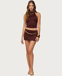 Edikted Women's Briar Necklace Halter Top