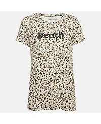 Pre-Owned Zadig & Voltaire Women's Brown Tink Leopard Print Satin Blouse