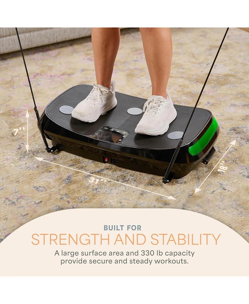 LifePro Rumblex 4D Vibration Plate – Triple Motor, 3D/4D Vibration for Whole Body Fitness at Home
