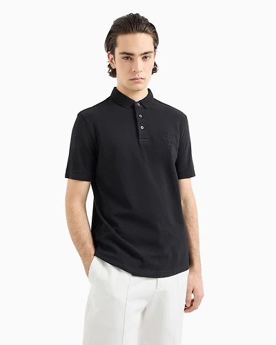 A|X Armani Exchange Men's Regular-Fit Logo Embroidered Polo Shirt