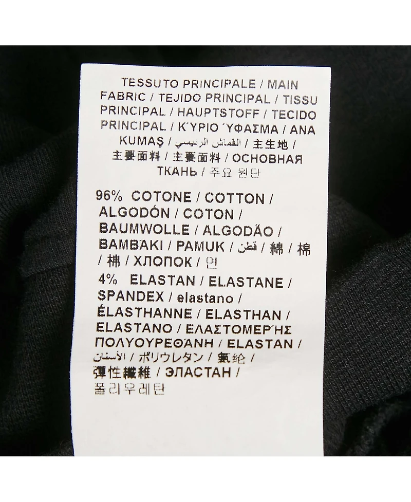 Pre-Owned Love Moschino Women's Black Cotton Knit Applique Sweatshirt