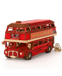 Robotime 3D Puzzles London Tour Bus Car Model Toy Crafts Construction Gifts for Boys Girls Adults