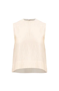 Ivonne Women's Sleeveless Round Neck Top