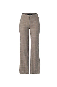 Ivonne Women's Straight-Leg Prince Of Wales Trousers