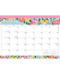 BrownTrout Bonnie Marcus Official | 2026 17 x 12 Inch Monthly Desk Pad Calendar