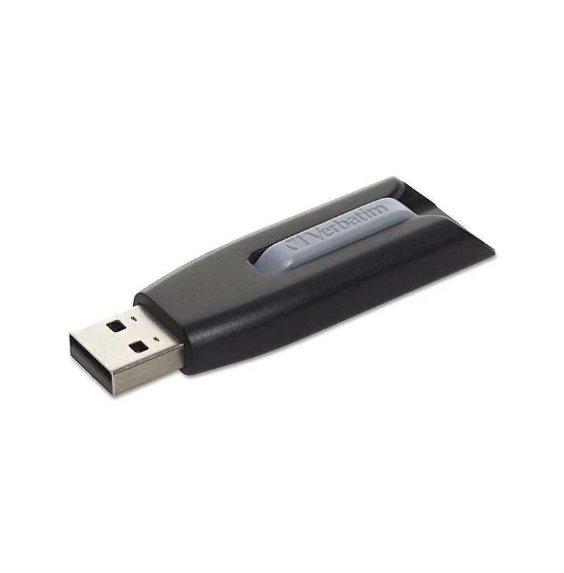 Verbatim 49189 128 Gb Store 'N' Go V3 Usb 3.0 Drive - Black/Gray