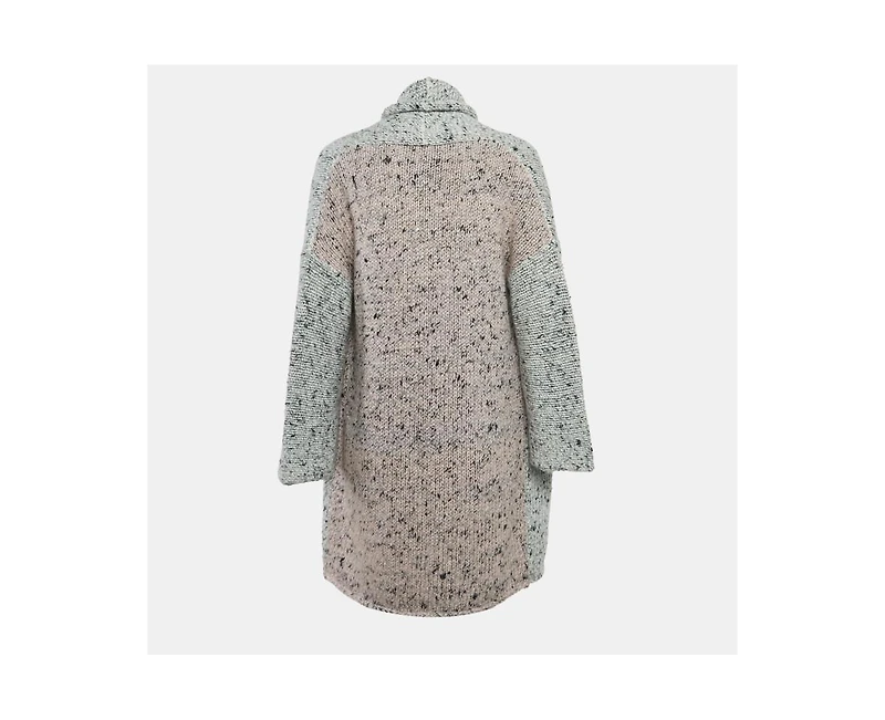 Pre-Owned Zadig & Voltaire Women's Grey Knit Open Front Cardigan