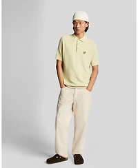 Lyle & Scott Men's Linen Blend Knitted Polo
