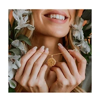 Mantra Mandala I Am Supported And Protected Gold / Original