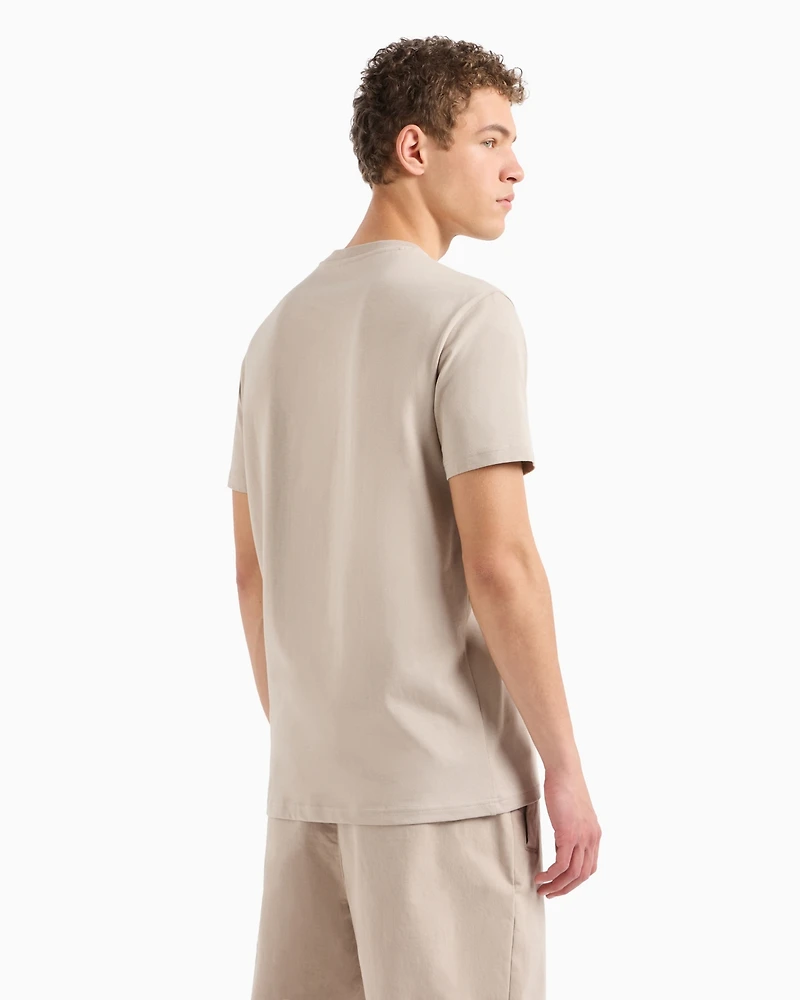 A|X Armani Exchange Men's Short Sleeve Crewneck Embroidered Graphic T-Shirt