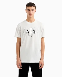 A|X Armani Exchange Men's Splatter Graphic Logo T-Shirt