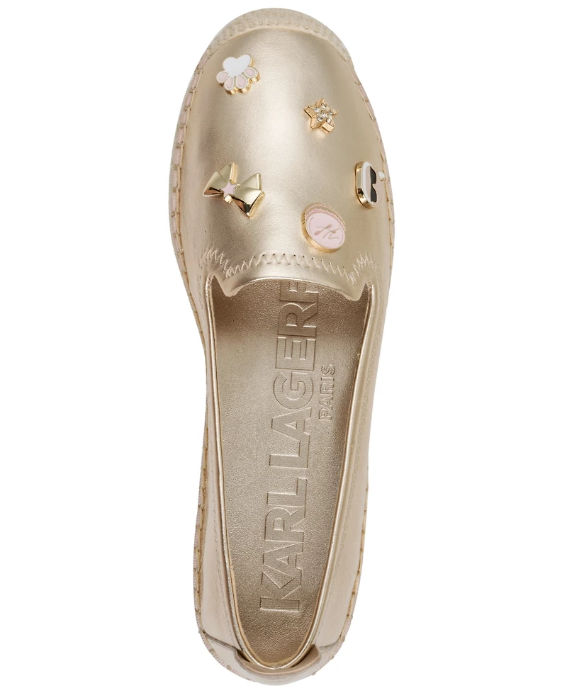 Karl Lagerfeld Paris Women's Michaela Espadrille Flats