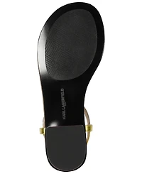 Karl Lagerfeld Paris Women's Carleen Flat Sandals