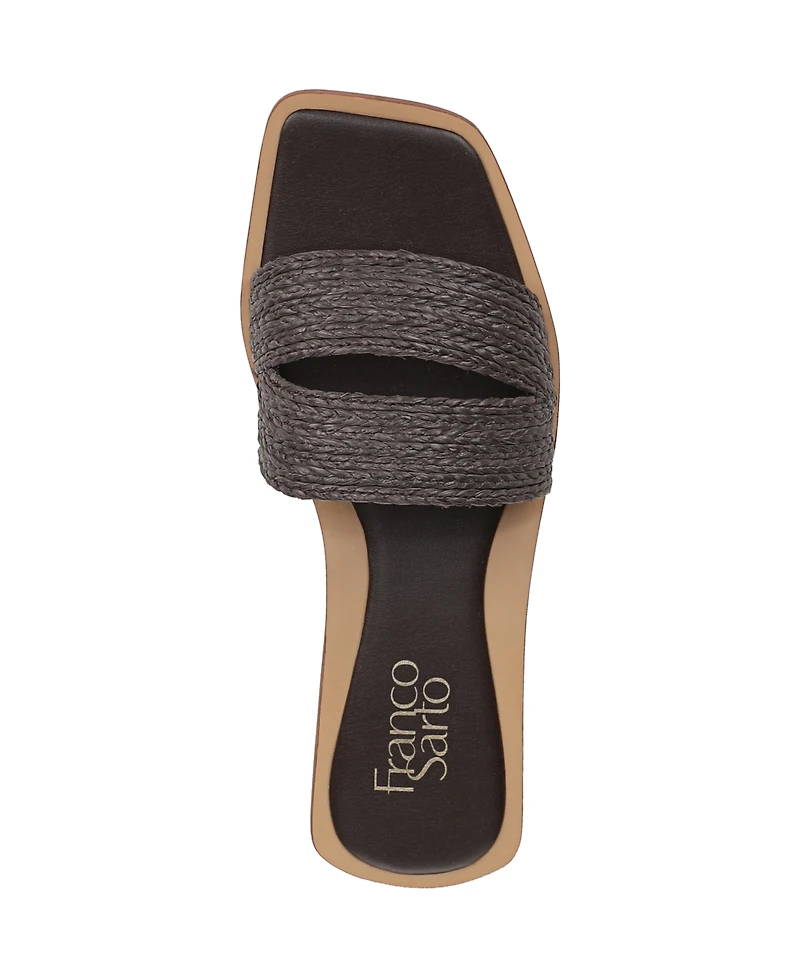 Franco Sarto Women's Emilana Open Toe Slide Sandals