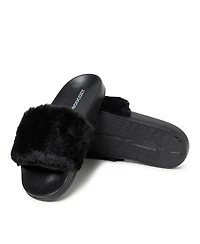 Dearfoams EcoCozy Women's Faux Shearling Slide Sandal