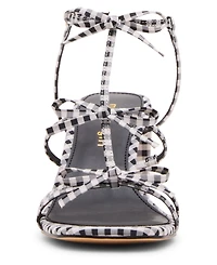 Madden Girl Lovely Bow Strappy Block-Heel Dress Sandals