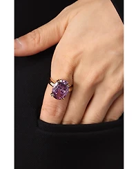 Retro Chic Grape Glow Ring