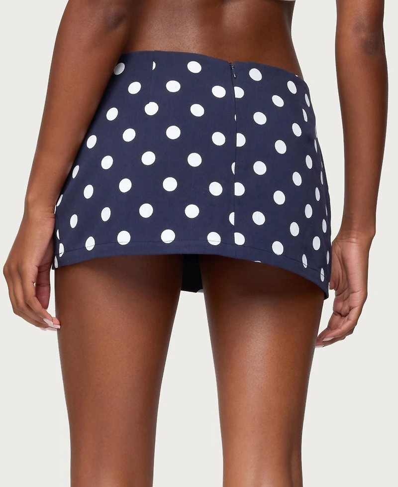 Edikted Women's Noreen Polka Dot Mini Skirt
