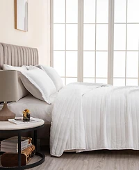 Linery & Co. Channel Stitch Microfiber Quilt Set With Shams