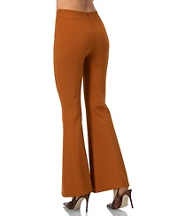 Ivonne Women's Flared Trousers with Wide Waistband