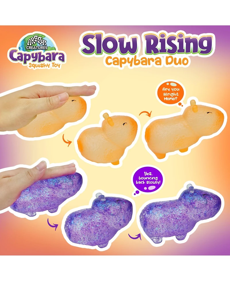 Power Your Fun Capybara Squishy Toy 2 Pack