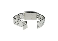 Peugeot Women's 40x25mm Silver Bracelet Watch with Crystal Bezel