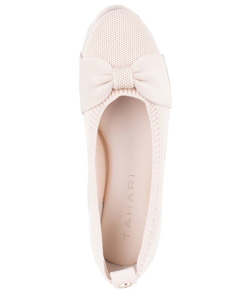 Tahari Women's Manchester Slip-On Ballet Flats