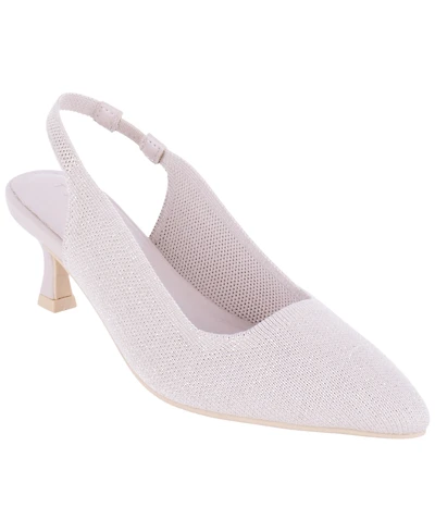 Tahari Women's Zurich Kitten Heel Slingback Pumps