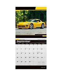 BrownTrout Dodge Viper Official | 2026 12 x 24 Inch (Hanging) Monthly Square Wall Calendar | Plastic-Free