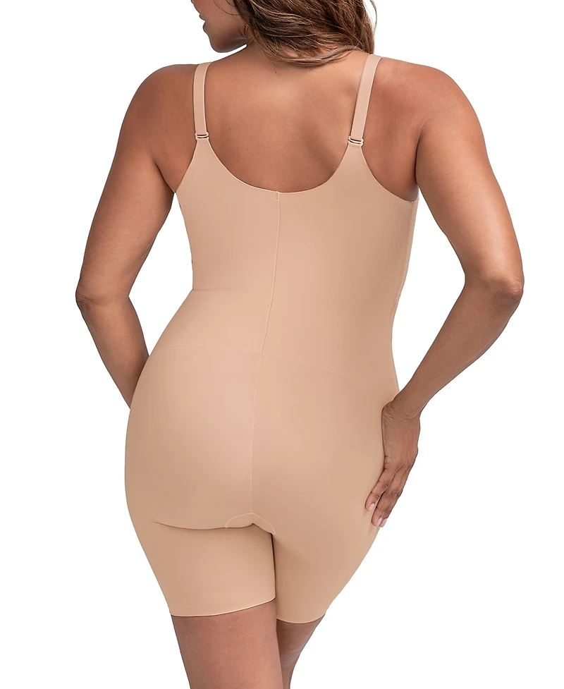 Honeylove Women's Mid-Thigh Full Coverage Shapewear Bodysuit, Regular And Plus Size