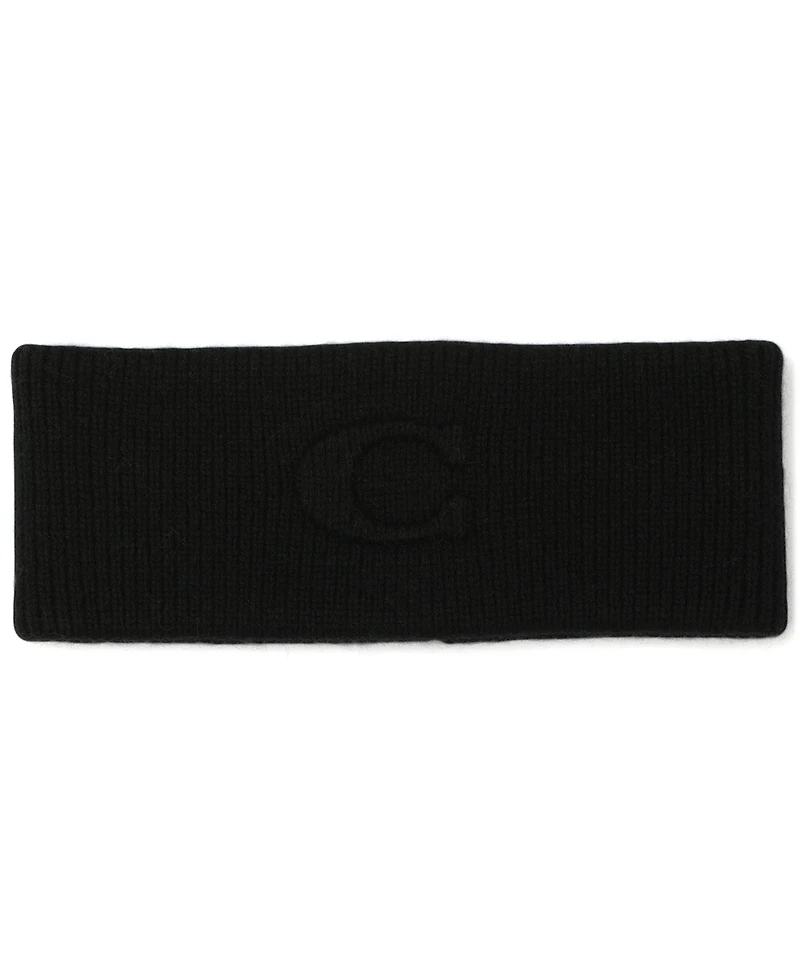 Coach Women's Embossed C Knit Headband