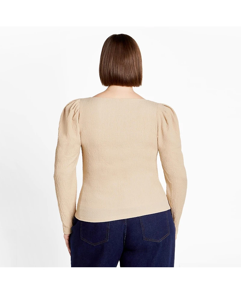 City Chic Women's Plus Mysteria Top