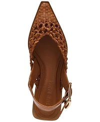 Steve Madden Women's Shay-c Crochet Detail Slingback Ballet Flats