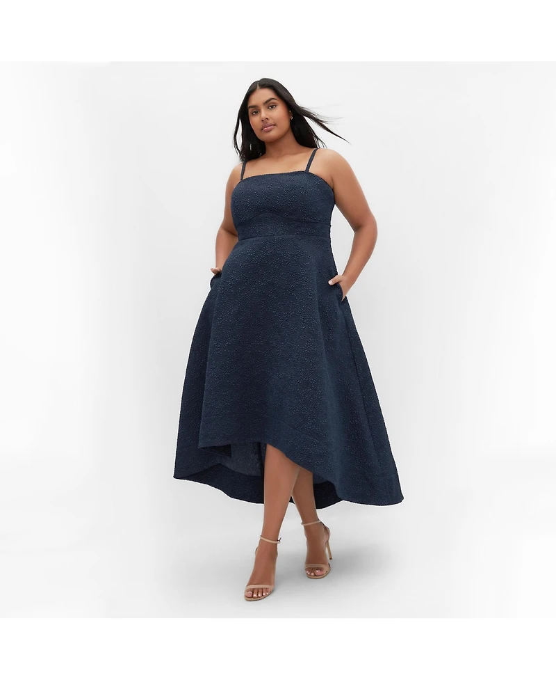 City Chic Women's Tiffany Hi Low Maxi Dress