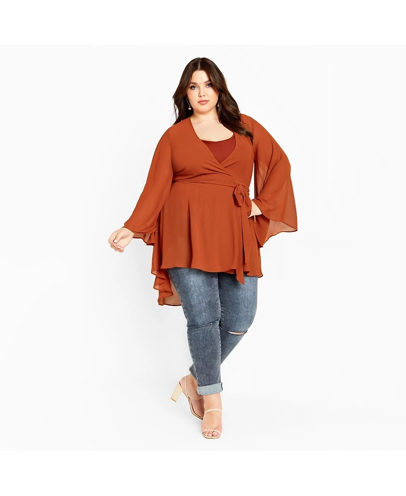 City Chic Plus Size Fleetwood Tunic