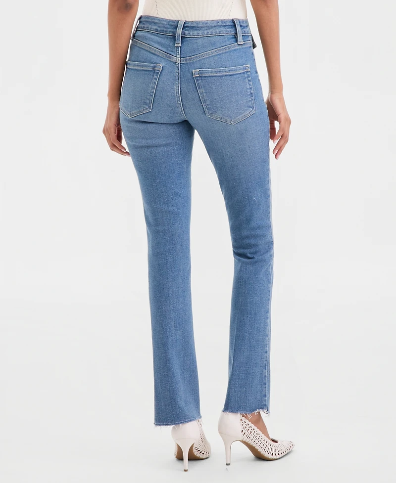 I.n.c. International Concepts Women's High-Rise Mini Bootcut Jeans, Macy's Exclusive