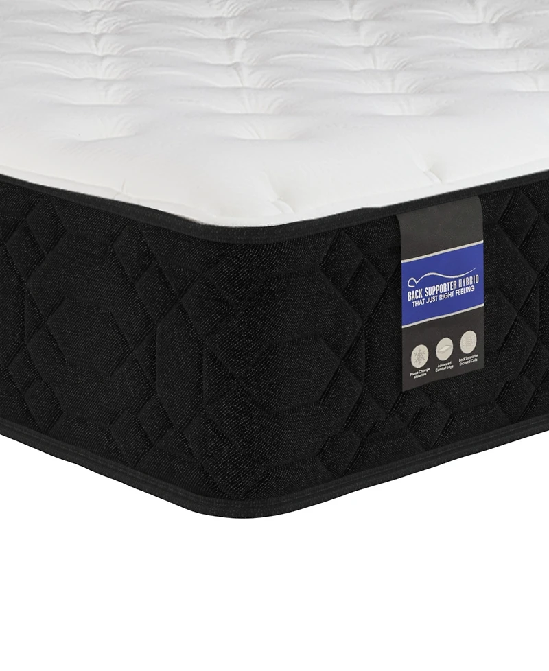 Spring Air Back Supporter Audrey 11" Hybrid Firm Tight Top Mattress Set, Queen Split